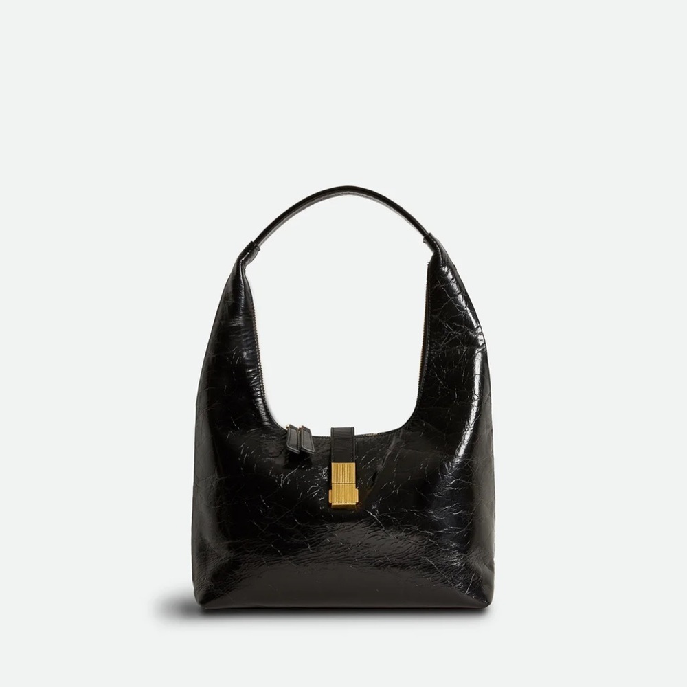 Amy Shehab, Small Classic Black Leather Bag